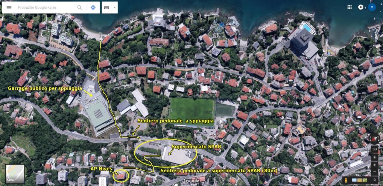 Apartment Nives Opatija Ngoại thất bức ảnh